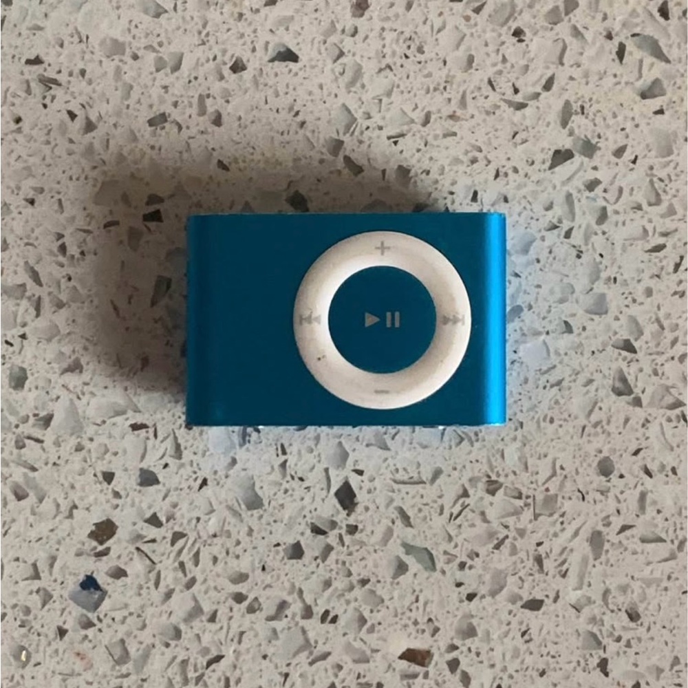 Blue Portable Audio Player